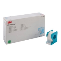 MICROPORE TAPE WITH DISPENSER 25MM, 12